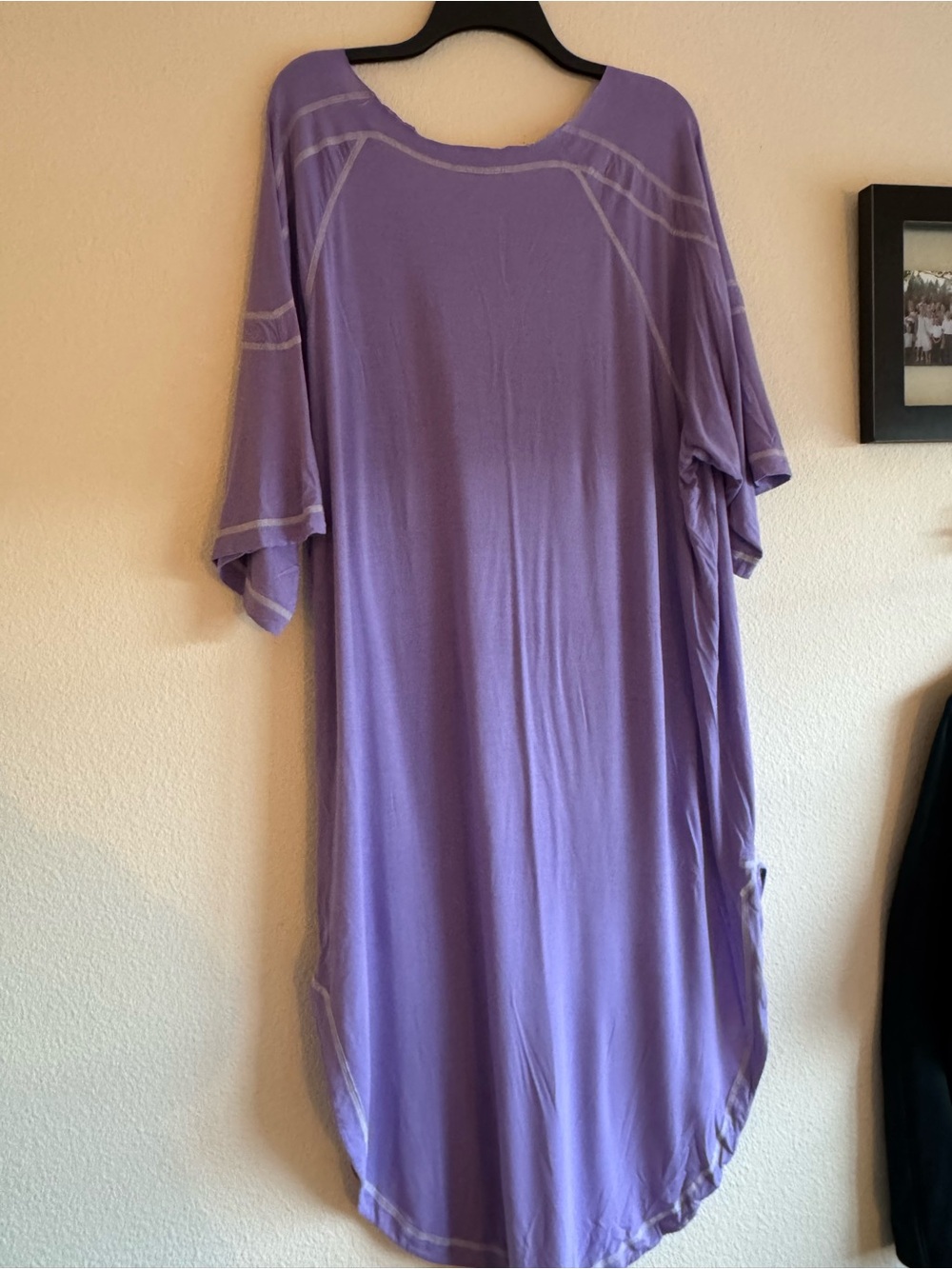 FP Movement by Free People Lavender Oversized Midi T-Shirt Dress - Picture 4 of 10
